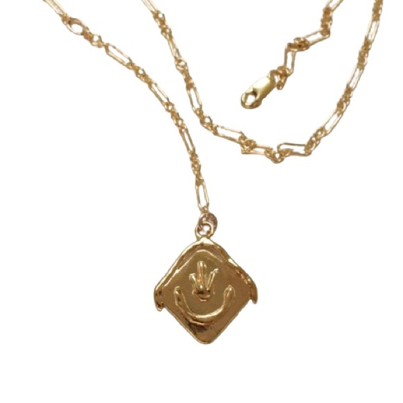 NIB Sun Vow Catalyst 14kt Gold Necklace - Picture 1 of 6